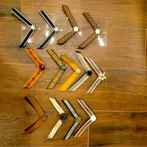 Lindsay-Phillips Switchflops Straps 11 pair plus 4 new snaps Size M